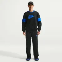 Nike Sportswear Club мужские Fleece Crew-Neck свитшот цвет черный