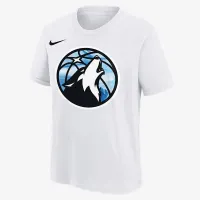Minnesota Timberwolves Essential City Edition Big дитячі Nike NBA футболка колір білий