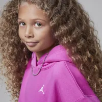 Nike Jordan Brooklyn Essentials Little детские Pullover Толстовка с капюшоном Pink