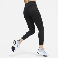 Nike Go женская Firm-Support С высокой Талией 7/8 лосины с карманамицвет черный