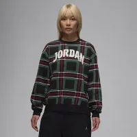 Nike Jordan Brooklyn Fleece жіноча Graphic Crew-Neck світшот колір зелений