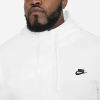Nike Sportswear Club Fleece чоловічі Full-Zip Толстовка з капюшоном колір білий