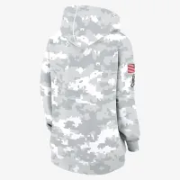 цвет зеленый Bay Packers Salute to Service Primary Edge Club женская Nike NFL Pullover Толстовка с капюшоном цвет белый