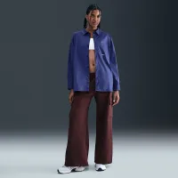 Nike Sportswear Phoenix Fleece жіноча Cargo Sweatpants колір червоний