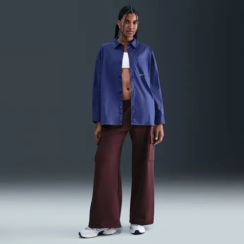 Nike Sportswear Phoenix Fleece жіноча Cargo Sweatpants колір червоний