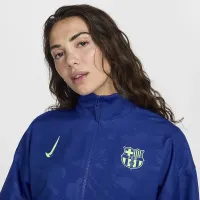 FC Barcelona Strike Third жіноча Nike Dri-FIT Soccer Anthem Куртка блакитний