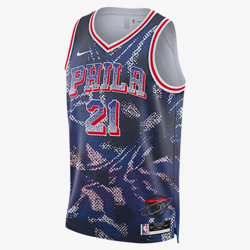 Joel Embiid Philadelphia 76ers 2025/26 Select Series чоловічі Nike Dri-FIT NBA Swingman Jersey блакитний
