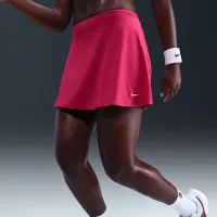 Nike Victory женская Dri-FIT Short Flouncy Tennis юбка Pink