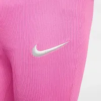 Nike Game, Swoosh, Match! Toddler Quarter-Zip Ribbed Top and лосины набор Pink