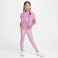 Nike Dri-FIT One Little дитячі Printed Tights Pink