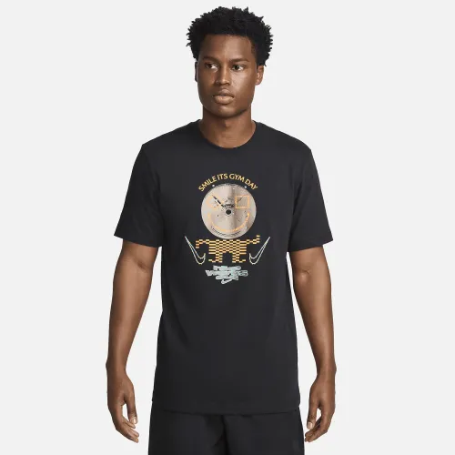 Nike мужские Fitness футболка цвет черный