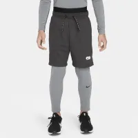 Nike Pro Dri-FIT Big дитячі (для хлопчиків) Tights колір сірий