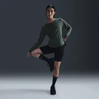 Nike Therma-FIT One женская Long-Sleeve Top цвет зеленый