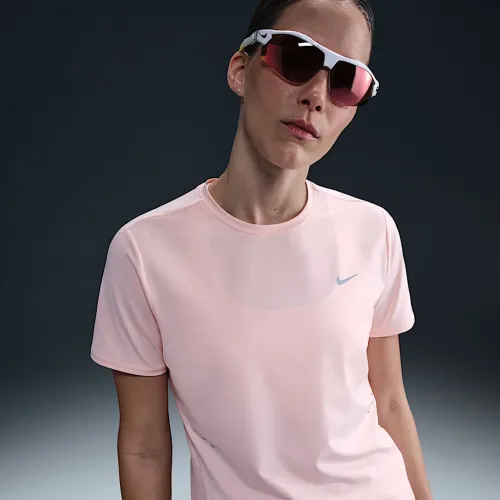 Nike Swift жіноча Dri-FIT Short-Sleeve Running Top Pink