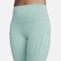 Nike Go женская Firm-Support С высокой Талией 7/8 лосины с карманамицвет зеленый