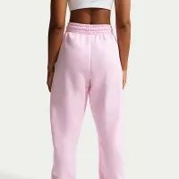 Nike Sportswear Phoenix Fleece женская С высокой Талией оверсайз Sweatpants Pink