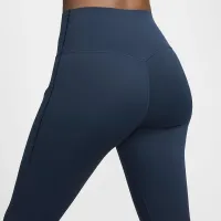 Nike Universa жіноча Medium-Support З високою талією Full-Length лосіни з кишенямиблакитний