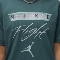 Nike Jordan Flight Heritage жіноча Graphic футболка колір зелений