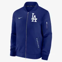 Los Angeles Dodgers Authentic Collection Dugout чоловічі Nike MLB Full-Zip Bomber Куртка блакитний