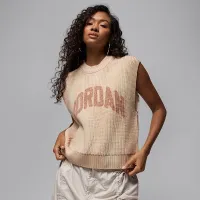 Nike Jordan Flight жіноча Knit Vest колір коричневий