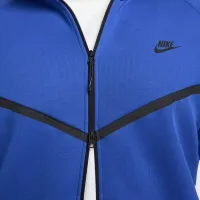 Nike Tech мужские Full-Zip Windrunner Толстовка с капюшоном синий