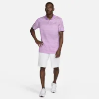 Nike Dri-FIT Victory чоловічі Striped для гольфу Polo колір фіолетовий