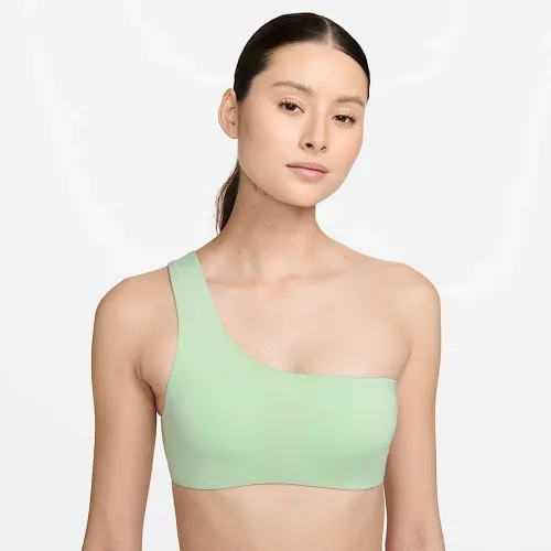Nike Swim Essential женская Asymmetrical Bikini Top цвет зеленый