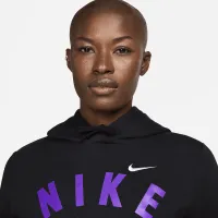 Nike женская волейбольные Pullover Толстовка с капюшоном цвет черный