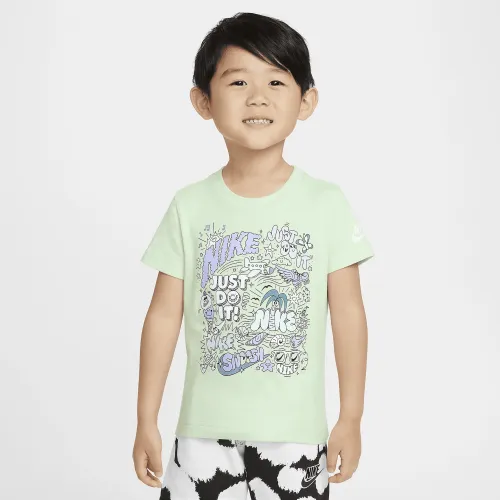Nike Toddler Doodlevision футболка цвет зеленый
