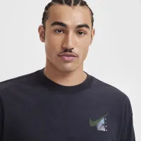 Nike чоловічі Max90 Long-Sleeve баскетбольні футболка колір чорний