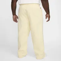 Nike Solo Swoosh чоловічі Open-Hem Fleece Pants колір коричневий
