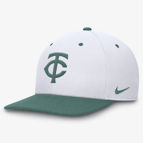 Minnesota Twins Bicoastal 2-Tone Pro чоловічі Nike Dri-FIT MLB Adjustable Hat колір білий