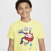 Brazil Big дитячі Nike Soccer футболка Yellow