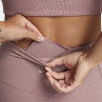 Nike Yoga Dri-FIT Luxe женская Flaцвет красный Pants цвет фиолетовый