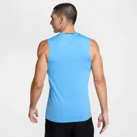 Nike Pro чоловічі Dri-FIT Slim Sleeveless Top блакитний