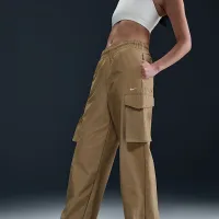 Nike Sportswear Everything Wovens женская Mid-Rise Cargo Pants цвет коричневый