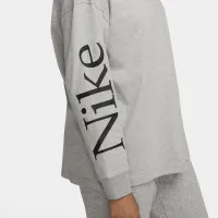 Nike Sportswear жіноча оверсайз Long-Sleeve Top колір сірий