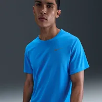 Nike Miler мужские Dri-FIT UV Short-Sleeve Running Top синий