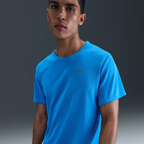 Nike Miler мужские Dri-FIT UV Short-Sleeve Running Top синий