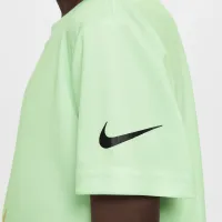 Nike Dri-FIT Little детские Stacked Up Swoosh футболка цвет зеленый