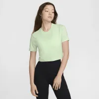 Nike Sportswear Essential жіноча Slim Cropped футболка колір зелений