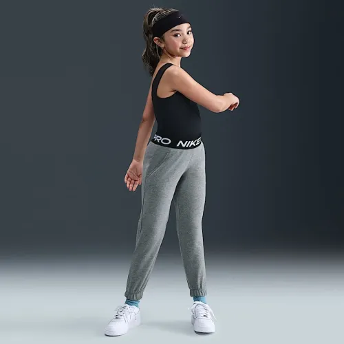 Nike Pro Fleece Big детские (Girls') Dri-FIT Joggers цвет серый