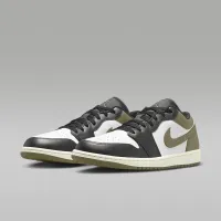 Nike Air Jordan 1 Low чоловічі Кросівки колір чорний