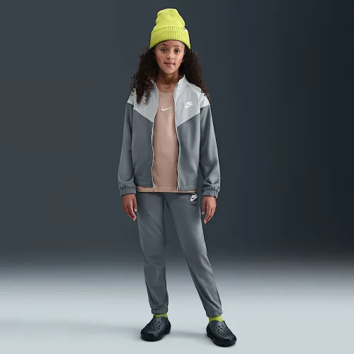 Nike Sportswear Big детские Dri-FIT Tracksuit цвет серый