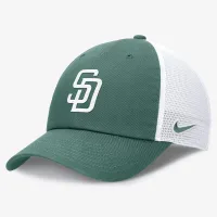 San Diego PaКостюм Bicoastal Club мужские Nike MLB Trucker Adjustable Hat цвет зеленый