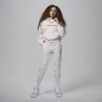 Nike Jordan Deloris Jordan Flowers Big детские Толстовка с капюшоном цвет коричневый