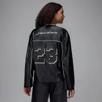 Nike Jordan жіноча Long-Sleeve Jersey Top колір чорний