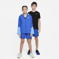 Nike Multi Big детские (для мальчиков) Dri-FIT тренировочные шорты синий