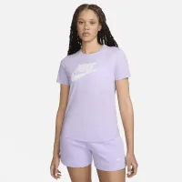 Nike Sportswear Essentials женская Logo футболка цвет фиолетовый