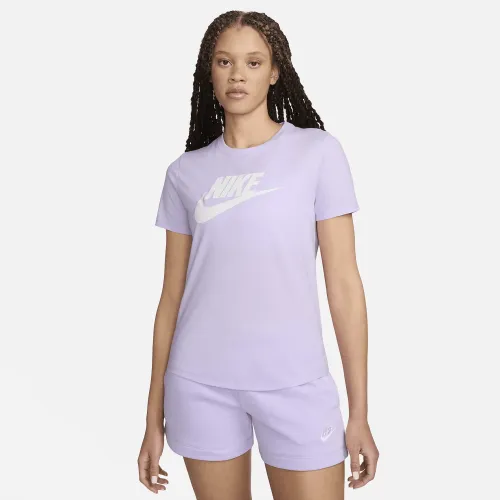 Nike Sportswear Essentials жіноча Logo футболка колір фіолетовий